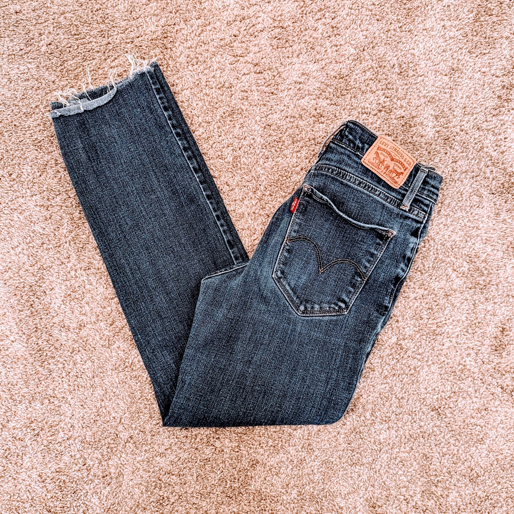 Levi's Dark Blue Straight Leg Jeans